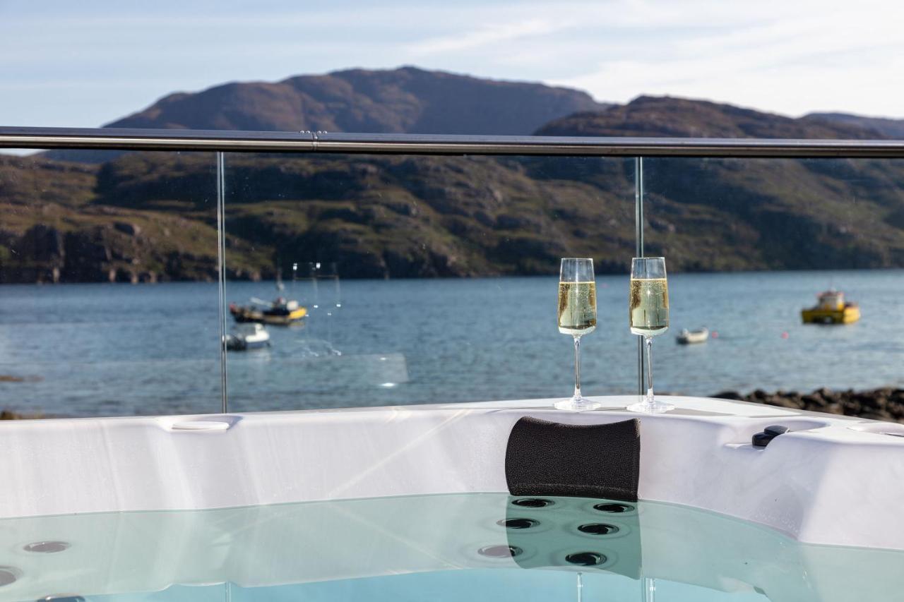 Dundonnell Birches Lodge With Hot Tub מראה חיצוני תמונה
