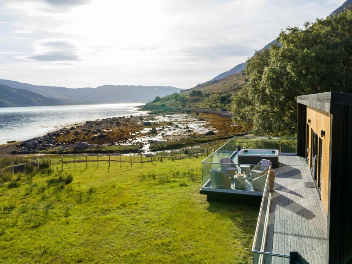 Dundonnell Birches Lodge With Hot Tub מראה חיצוני תמונה